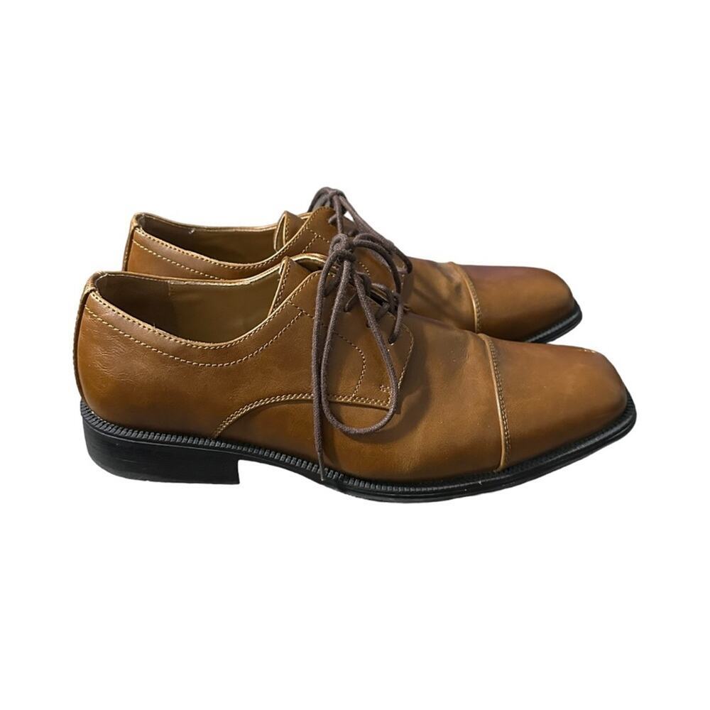 Alfani Men's‎ Adam Cap Toe Brown Oxford Dress Shoes Size 11
